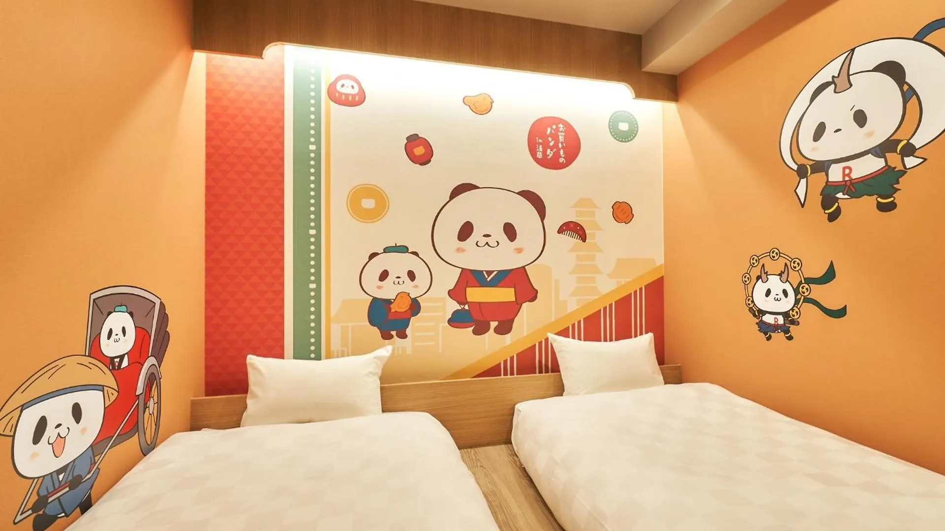 Rakuten Stay Tokyo Asakusa Okaimono Panda Twin Room B 0*,